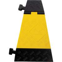 Powerhouse Heavy-Duty Right Turn Cable Protector, 3 Channels, 12" L x 19.75" W x 3" H OCP Construction Supplies