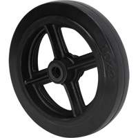 Mold-On Rubber Wheel, 10" (254 mm) Dia. x 2" (50.8 mm) W, 948 lbs. (430 kg) Capacity OCP Construction Supplies