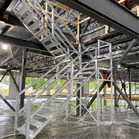 Escalier Smartstairs t&eacute;lescopique &agrave; 3-5 marches en aluminium OCP Construction Supplies