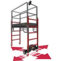 Trousse compl&egrave;te d'&eacute;chafaud motoris&eacute; Buildman Baker 6', 31" p x 118-3/4" h OCP Construction Supplies