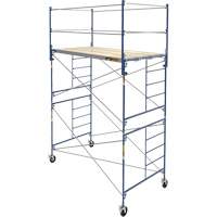 Tour d'&eacute;chafaudage compl&egrave;te avec roulettes, 66-2/10" p x 177-1/2" h OCP Construction Supplies