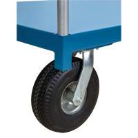 Chariot &agrave; plateforme robuste, 48" lo x 24" la x Capacit&eacute; 1200 lb, Roues en Anticrevaison OCP Construction Supplies