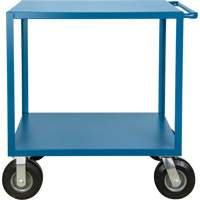  Chariot &agrave; tablettes pour l'ext&eacute;rieur, 2 Tiers, 18" la x 39" h x 33" p, Capacit&eacute; 1200 lb OCP Construction Supplies