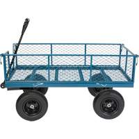 Wagon avec c&ocirc;t&eacute;s rabattables, 24" la x 48" la x Capacit&eacute; 800 lb OCP Construction Supplies