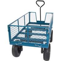 Wagon avec c&ocirc;t&eacute;s rabattables, 24" la x 48" la x Capacit&eacute; 800 lb OCP Construction Supplies