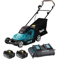 36V 5.0 Ah LXT Lawn Mower Kit, Push Walk-Behind, Battery Powered, 17" Cutting Width OCP Construction Supplies