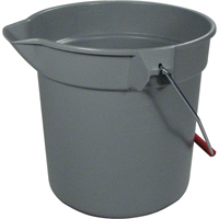 Brute&reg; Bucket, 2.5 US Gal. (10 qt.) Capacity, Grey OCP Construction Supplies