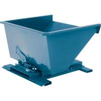 Self-Dumping Hopper, Steel, 3/4 cu.yd., Blue OCP Construction Supplies