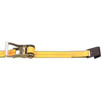 Tendeurs d'arrimage &agrave; cliquet, Crochet plat, 2" , 30' , Charge d'utilisation max. 3335 lb (1513 kg) OCP Construction Supplies