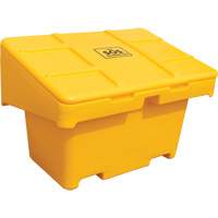 Contenants pour sel & sable SOS, Avec Moraillon, 42" x 29" x 30", 11 pi³, Jaune OCP Construction Supplies