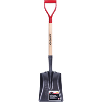 Pelle carr&eacute;e Pro, Bois, Lame Acier durci, Manche en Prise en D, Longueur 27-3/4" OCP Construction Supplies