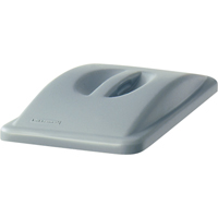 Slim Jim&reg; Handle Top, Flat Lid, Plastic, Fits Container Size: 20-3/8" x 11-5/16" OCP Construction Supplies