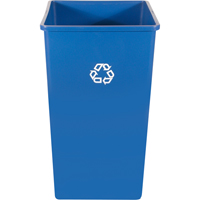 Contenant pour poste de recyclage, Vrac, Plastique, 35 gal. US OCP Construction Supplies