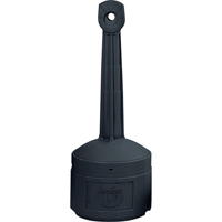 Smokers Cease-Fire&reg; Cigarette Butt Receptacle, Free-Standing, Plastic, 1 US gal. Capacity, 30" Height OCP Construction Supplies