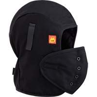 566A Flame Resistant Quilted Hardhat Liner, Black, Cotton OCP Construction Supplies