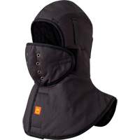 5565A Heavy-Duty Flame Resistant Long Neck Hardhat Liner, Black, Cotton OCP Construction Supplies