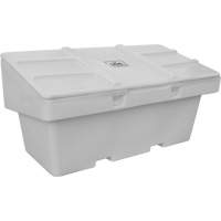 Contenants pour sel & sable SOS, Avec Moraillon, 72" x 36" x 36", 36 pi³, Gris OCP Construction Supplies
