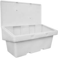 Contenants pour sel & sable SOS, Avec Moraillon, 72" x 36" x 36", 36 pi³, Gris OCP Construction Supplies