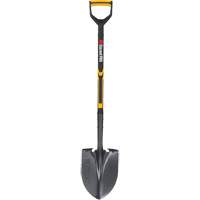 Pelle ronde Pro, Lame Acier durci, Fibre de verre, Manche Prise en D OCP Construction Supplies