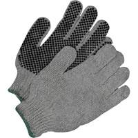 Classic Grip Gloves, Poly/Cotton, Single Sided, Large OCP Construction Supplies