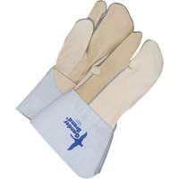 One-Finger Leather Mitts, Grain Cowhide, Size 11 OCP Construction Supplies