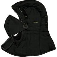CarbonX&reg; FR Hardhat Liner with Face Mask, Black, Cotton/Jersey/Twill OCP Construction Supplies