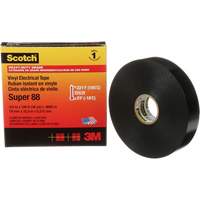 Scotch&reg; Super 88 Professional-Grade  Electrical Tape, 19 mm (3/4") W x 32.9 m (108') L, 8.5 mils, Black OCP Construction Supplies