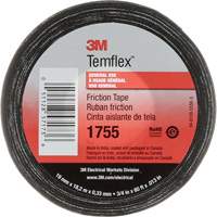 Ruban de chatterton Temflex 1755, 19 mm (3/4") x 18,28 m (60'), Noir OCP Construction Supplies