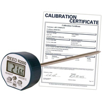 Thermometer with Calibration Certificate, Contact, Digital, -40-450°F (-40-230°C) OCP Construction Supplies