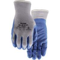 Stealth Blue Chip Coated Gloves, Large, Rubber Latex Coating, 10 Gauge, Polyester Shell OCP Construction Supplies
