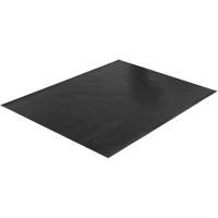 Tapis &agrave; nervures larges, Couloir, 4' x 75' x 1/8", Noir OCP Construction Supplies