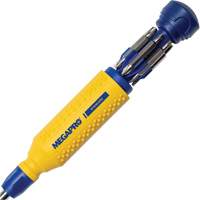 Original Stainless Steel 15-in-1 Multi-Bit Screwdriver, 8-37/50" L, Textured Handle OCP Construction Supplies