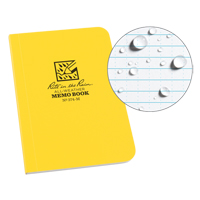 Memo Book, Soft Cover, Yellow, 112 Pages, 3-1/2" W x 5" L OCP Construction Supplies