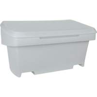 Contenant de rangement robuste pour l'ext&eacute;rieure pour sel et sable, 24" x 48" x 24", 10 pi³, Gris OCP Construction Supplies