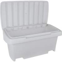 Contenant de rangement robuste pour l'ext&eacute;rieure pour sel et sable, 24" x 48" x 24", 10 pi³, Gris OCP Construction Supplies