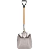 Scoop Shovel, Wood, Aluminum Blade, D-Grip Handle, 24-1/2" Length OCP Construction Supplies