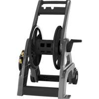 Foldable Hose Reel Cart, 175', Aluminum/Poly-Plastic OCP Construction Supplies