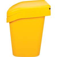 Bacs d'entreposage pour sel & sable, Avec Moraillon, 21" x 27" x 26", 4,24 pi³, Jaune OCP Construction Supplies