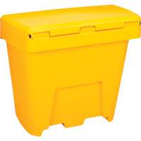 Bacs d'entreposage pour sel & sable, Avec Moraillon, 21" x 27" x 26", 4,24 pi³, Jaune OCP Construction Supplies