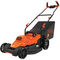 Lawn Mower with Comfort Grip Handle, Push Walk-Behind, Electric, 17" Cutting Width OCP Construction Supplies