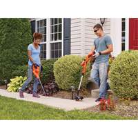 Max* String Trimmer/Edger & Hard Surface Sweeper Combo Kit, 10", Battery Powered, 20 V OCP Construction Supplies