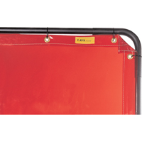 Rideau Lavashield, 92" x 68,5", Transparence &eacute;lev&eacute;, Orange OCP Construction Supplies