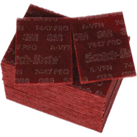 Scotch-Brite 7447 Hand Pads, Aluminum Oxide, 9" x 6", Very Fine Grit OCP Construction Supplies
