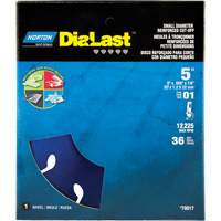 Dialast RightCut Cut-Off Wheel, 5" x 0.05", 7/8" Arbor, Type 01/41, Diamond, 12225 RPM OCP Construction Supplies