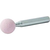 Vitrified Bond Mounted Point, B121, Aluminum Oxide, 1/2" Dia., 1/2" L, 80 Grit OCP Construction Supplies