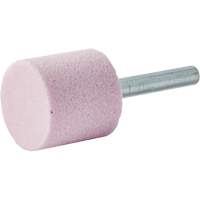 Vitrified Bond Mounted Point, W220, Aluminum Oxide, 1" Dia., 1" L, 80 Grit OCP Construction Supplies