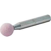 Vitrified Bond Mounted Point, B122, Aluminum Oxide, 3/8" Dia., 3/8" L, 80 Grit OCP Construction Supplies