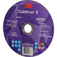 Meule &agrave; tronçonner Cubitron 3, 6" x 0,045", Type T27, C&eacute;ramique, 10 200 Tr/min OCP Construction Supplies