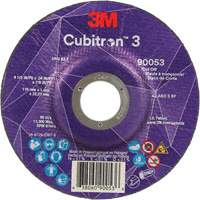 Meule &agrave; tronçonner Cubitron 3, 4-1/2" x 0,04", Arbre de 7/8", Type T27, C&eacute;ramique, 13 300 Tr/min OCP Construction Supplies