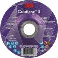 Meule &agrave; tronçonner Cubitron 3, 4-1/2" x 0,045", Arbre de 7/8", Type T27, C&eacute;ramique, 13 300 Tr/min OCP Construction Supplies